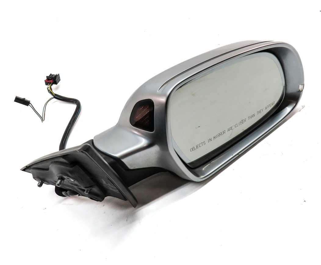 Thumbnail 4: 08-14 AUDI A5 S5 (B8 8T) RIGHT PASSENGER AUTODIM BLIND SPOT DOOR MIRROR ALUMINUM