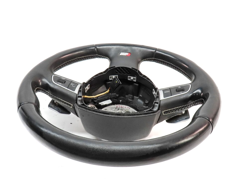 Thumbnail 4: 2010-2012 AUDI A5 S5 (B8 8T) LEFT DRIVER 3-SPOKE SPORT STEERING WHEEL