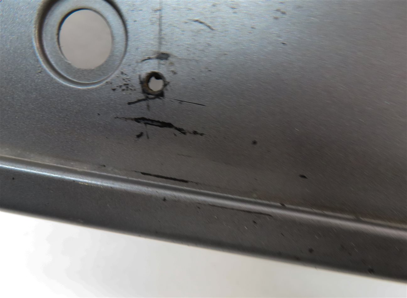 Thumbnail 10: 2010 AUDI S5 (B8 8T) FRONT LOWER LICENSE PLATE MOUNT BRACKET (BLACK)
