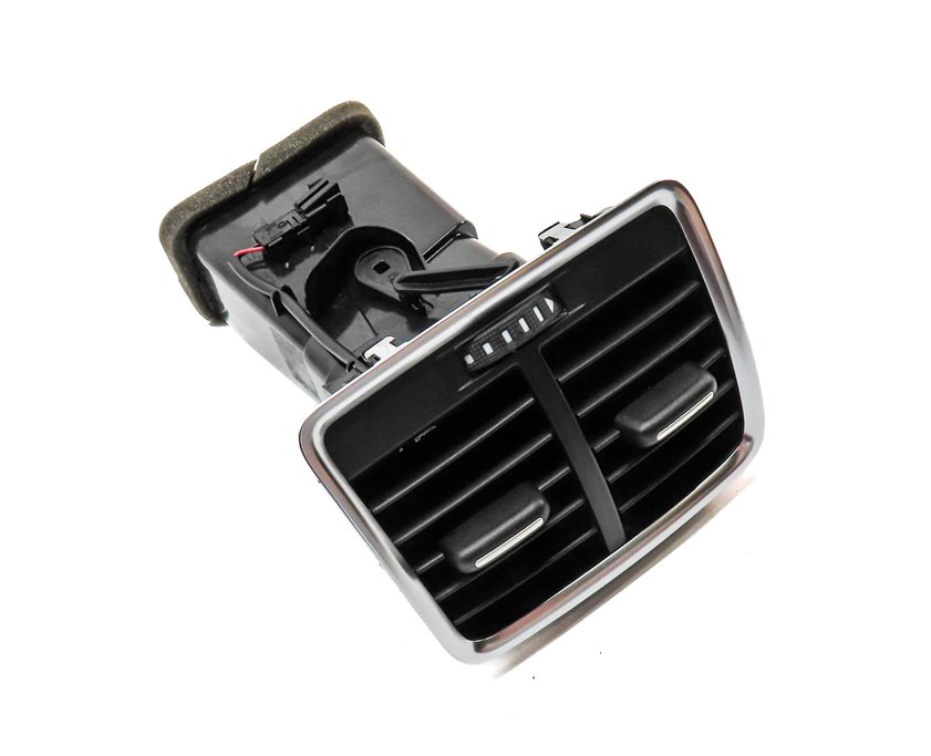 Thumbnail 3: 2015 AUDI Q3 (8U) REAR CENTER CONSOLE HEAT AIR AC HVAC DUAL VENT (Black)