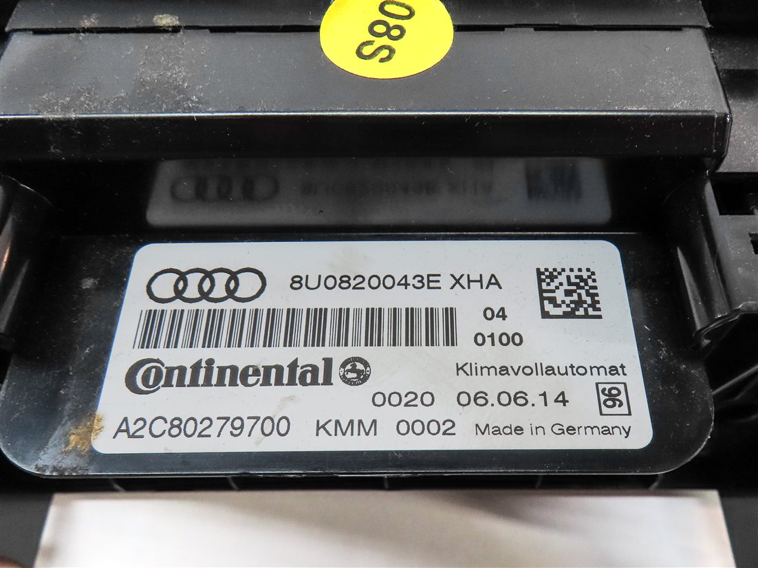 Thumbnail 6: 2015-2016 AUDI Q3 (8U) FRONT HEATER A/C TEMPERATURE CLIMATE CONTROL PANEL