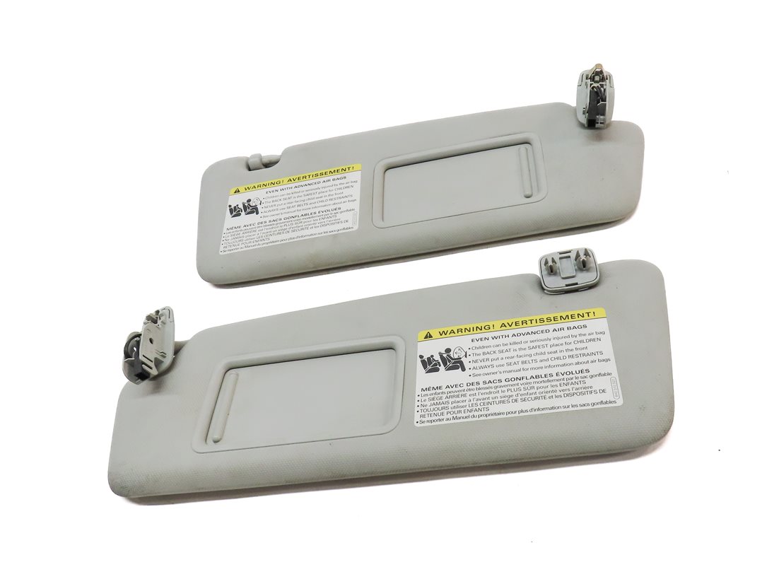 Thumbnail 2: 2015-2023 AUDI Q3 (8U) FRONT LEFT & RIGHT SUNVISOR SUN VISOR SET-2 (Gray)