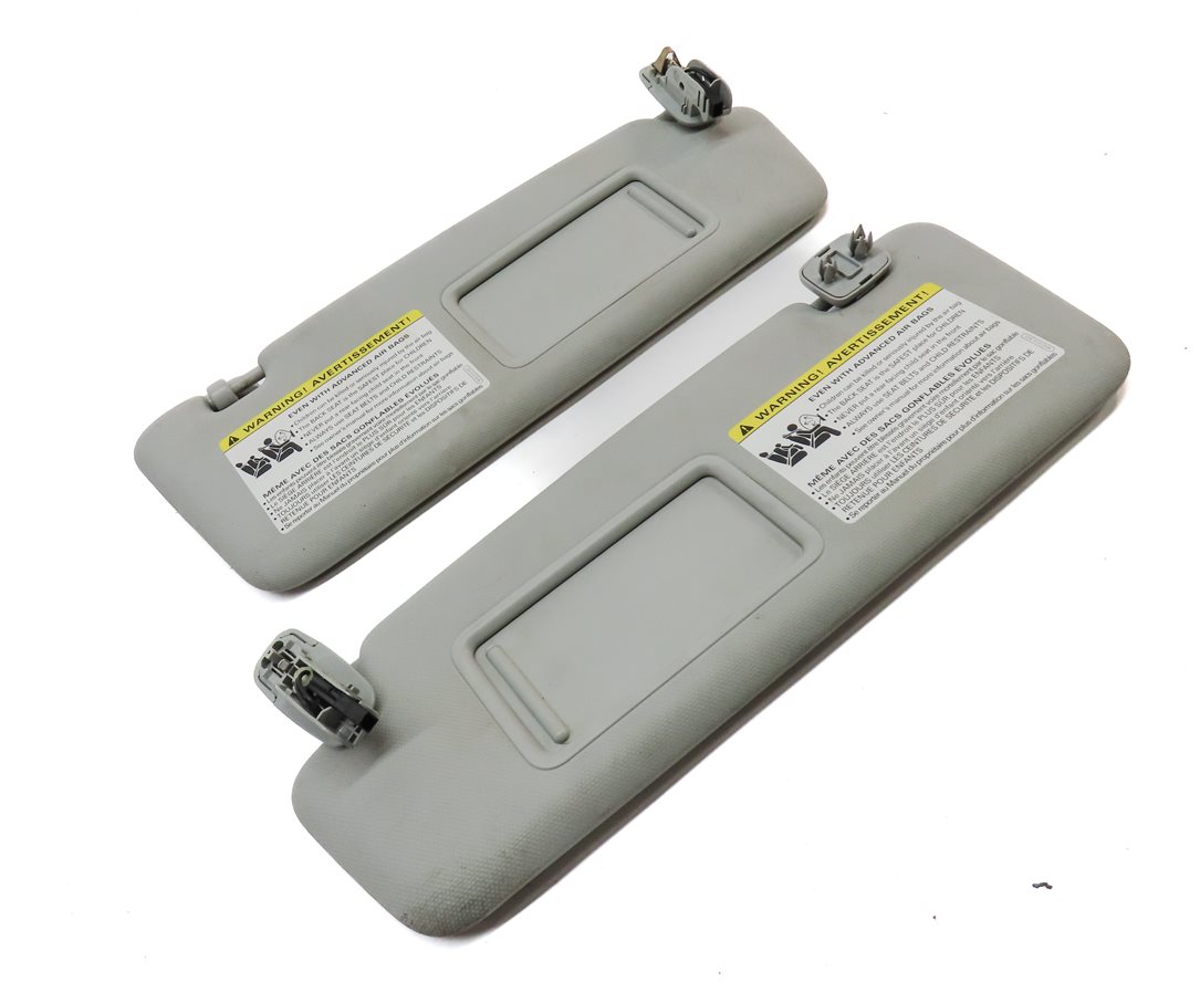 Thumbnail 3: 2015-2023 AUDI Q3 (8U) FRONT LEFT & RIGHT SUNVISOR SUN VISOR SET-2 (Gray)