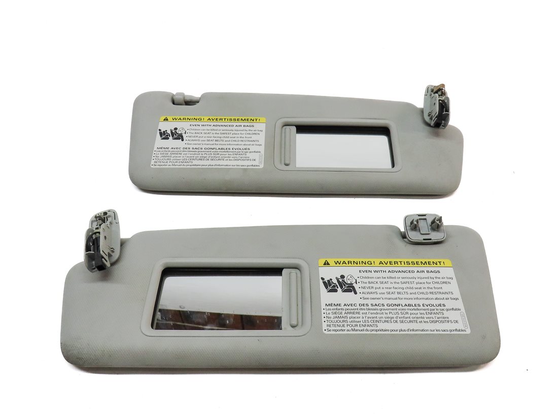 Thumbnail 4: 2015-2023 AUDI Q3 (8U) FRONT LEFT & RIGHT SUNVISOR SUN VISOR SET-2 (Gray)