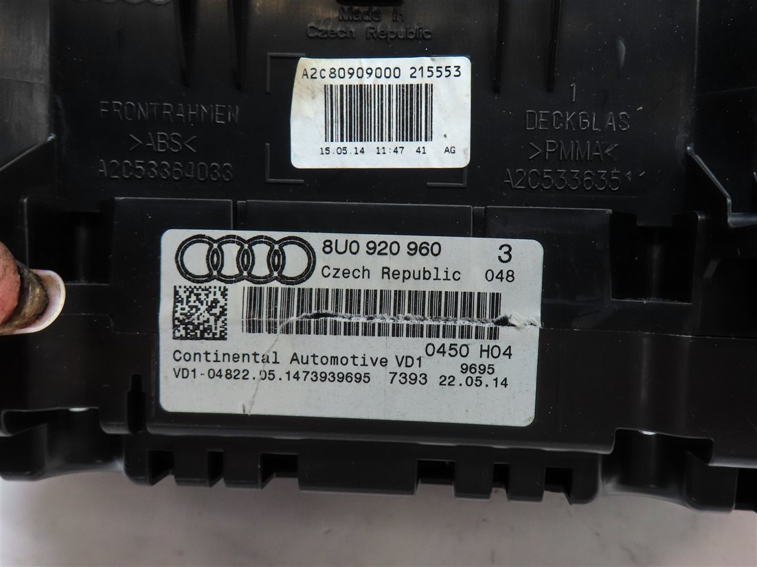 Thumbnail 7: 2015-2017 AUDI Q3 (8U) SPEEDOMETER INSTRUMENT GAUGE CLUSTER (157k)