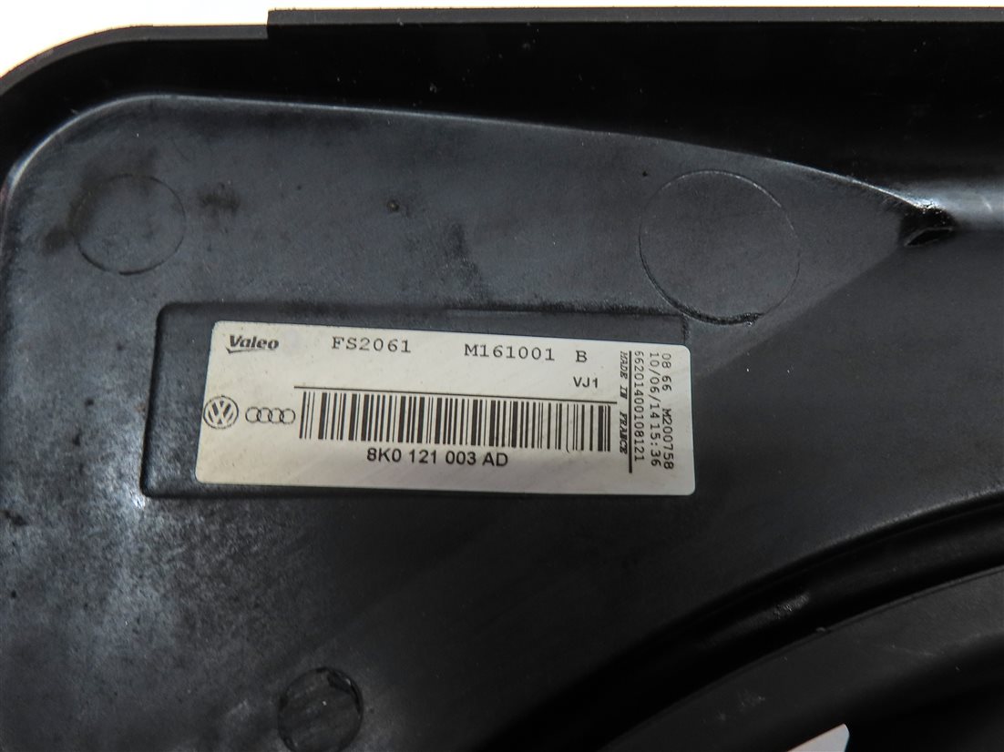Thumbnail 10: 16-18 AUDI A6 Q3 (C7 8U) 2.0L TURBO ENGINE RADIATOR COOLING FAN SHROUD ASSEMBLY