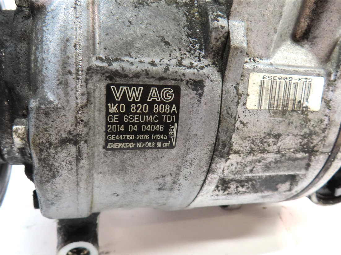 Thumbnail 6: 09-18 VW AUDI A3 Q3 TT BEETLE JETTA PASSAT (8P 8U) 2.0L A/C AIR COMPRESSOR PUMP