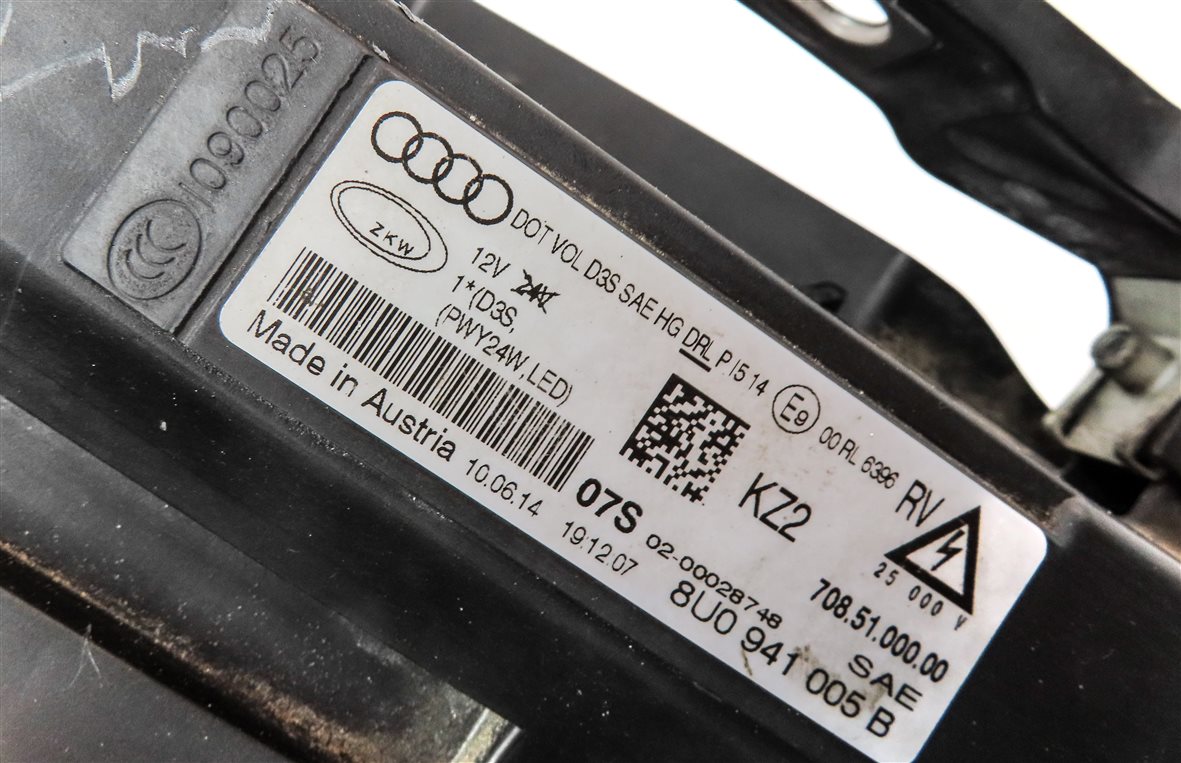 Thumbnail 9: 2015 AUDI Q3 (8U) FRONT LEFT DRIVER XENON HID HEADLIGHT LIGHT LAMP (NON AFS)