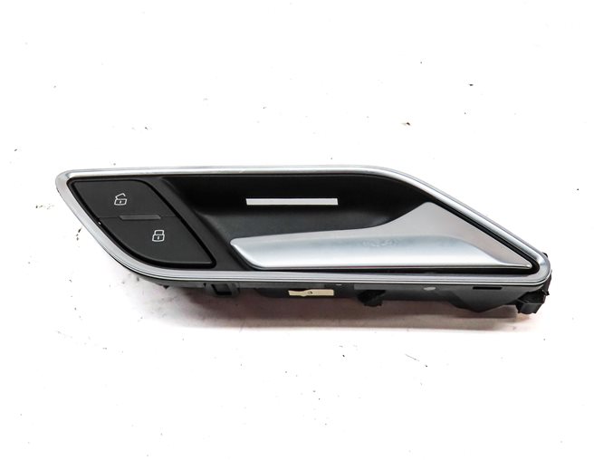 Thumbnail 2: 15-20 AUDI A3 S3 (8V) REAR RIGHT INTERIOR DOOR HANDLE w/ LOCK SWITCH BUTTON