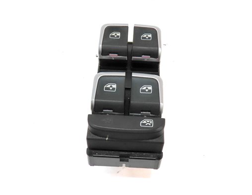 Thumbnail 2: 17-20 AUDI A3 S3 RS3 (8V 8Y) FRONT LEFT DRIVER DOOR MASTER WINDOW SWITCH (BLACK)