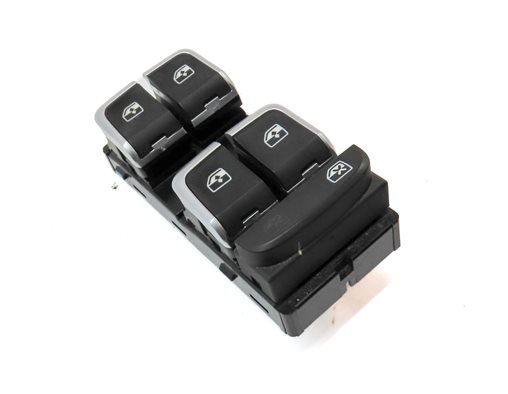 Thumbnail 3: 17-20 AUDI A3 S3 RS3 (8V 8Y) FRONT LEFT DRIVER DOOR MASTER WINDOW SWITCH (BLACK)