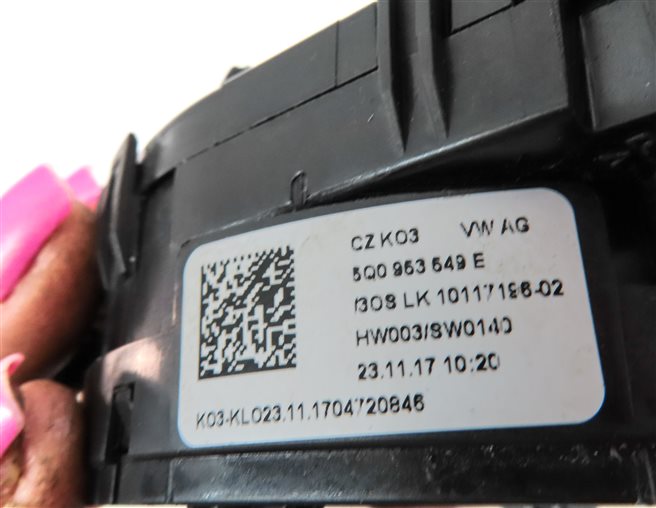 Thumbnail 6: 2018 AUDI A3 (8V) STEERING WHEEL COLUMN CLOCKSPRING CLOCK SPRING SLIP RING