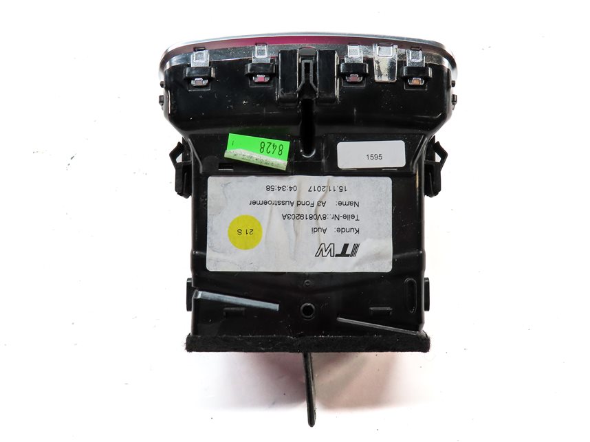 Thumbnail 5: 2018 AUDI A3 (8V) REAR CENTER CONSOLE HVAC A/C HEATER AIR VENT (BLACK)