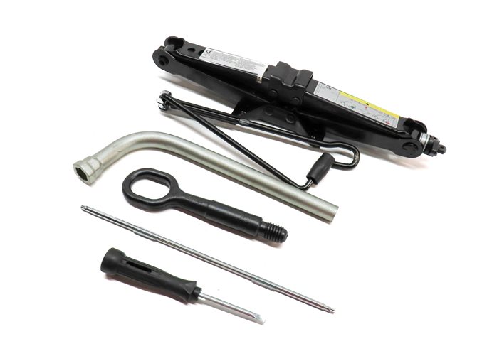 2015-2020 AUDI A3 S3 (8V 8Y) SPARE TIRE JACK LUG WRENCH TOW HOOK TOOL SET