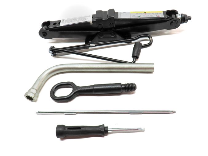 Thumbnail 2: 2015-2020 AUDI A3 S3 (8V 8Y) SPARE TIRE JACK LUG WRENCH TOW HOOK TOOL SET