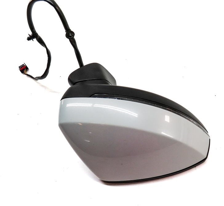 Thumbnail 6: 15-18 AUDI A3 S3 (8V) RIGHT PASSENGER MANUAL FOLD HEATED DOOR MIRROR (White)