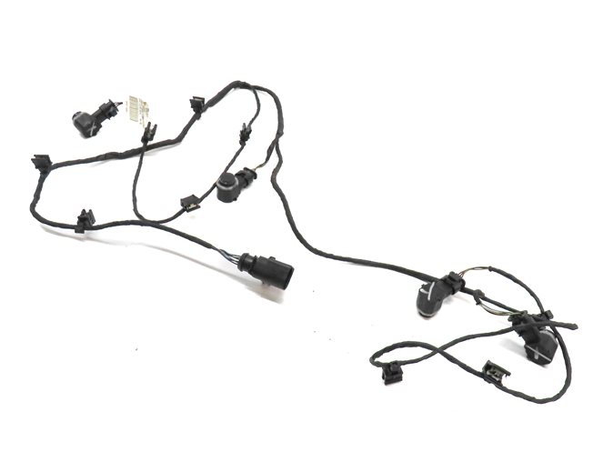 2012 AUDI Q5 (B8 8R) REAR PARK ASSIST PDC SENSOR SET 4 w/ WIRE WIRING HARNESS