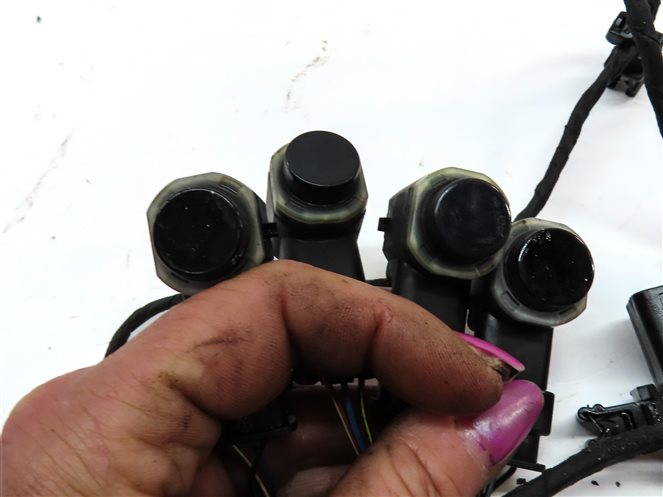 Thumbnail 5: 2012 AUDI Q5 (B8 8R) REAR PARK ASSIST PDC SENSOR SET 4 w/ WIRE WIRING HARNESS