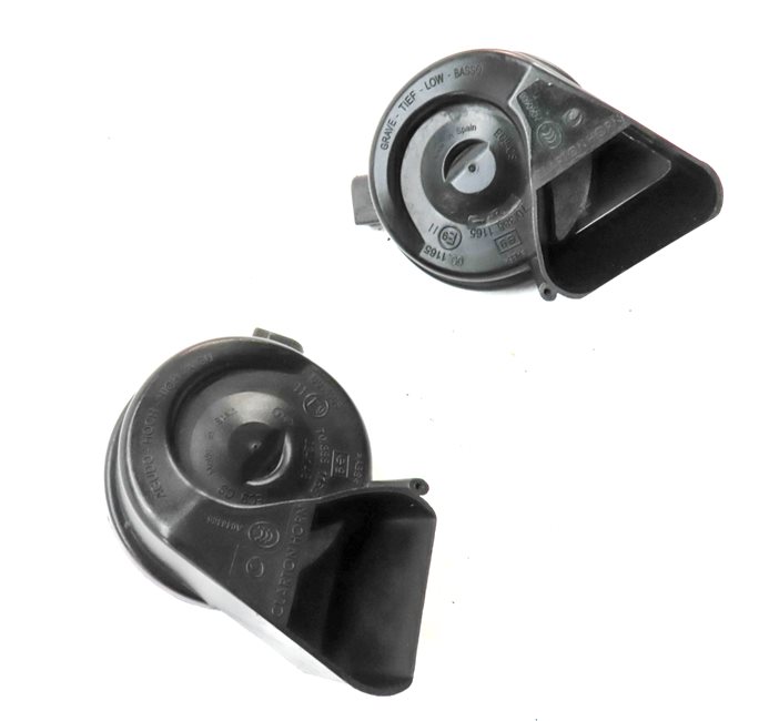Thumbnail 3: 2008-2017 AUDI A4 A5 S4 S5 Q5 (B8 8K 8R 8T) HIGH & LOW TONE SAFETY HORN SET