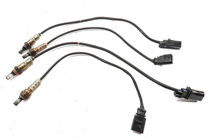 Thumbnail 2: 2012 AUDI Q5 (B8 8R) 3.2L (CALB) ENGINE PRE POST CAT O2 OXYGEN SENSOR SET 4