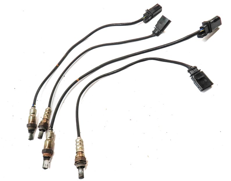 Thumbnail 3: 2012 AUDI Q5 (B8 8R) 3.2L (CALB) ENGINE PRE POST CAT O2 OXYGEN SENSOR SET 4