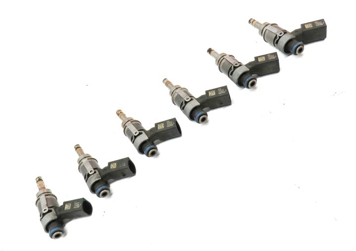 Thumbnail 3: 08-12 AUDI A4 A5 A6 Q5 (B8 8K 8T 8R C7) 3.2L V6 FSI ENGINE FUEL INJECTOR SET 6