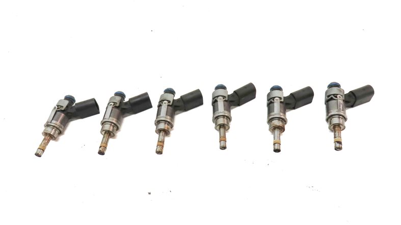 Thumbnail 4: 08-12 AUDI A4 A5 A6 Q5 (B8 8K 8T 8R C7) 3.2L V6 FSI ENGINE FUEL INJECTOR SET 6