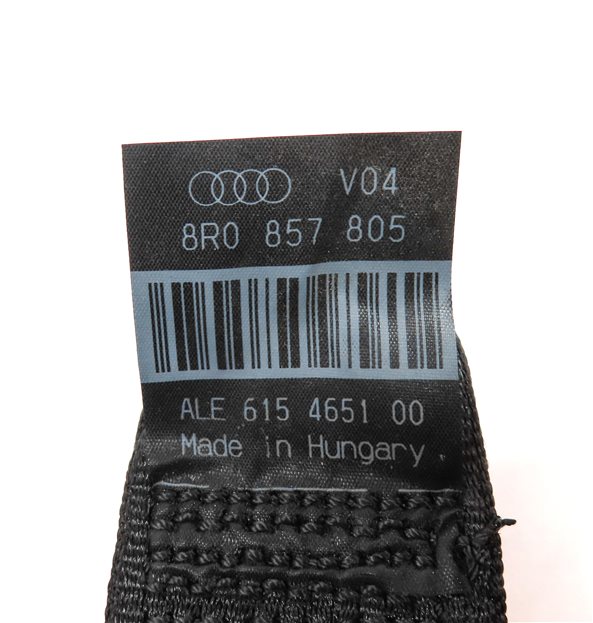 Thumbnail 5: 2012 AUDI Q5 (B8 8R) REAR LEFT SEATBELT SEAT BELT RETRACTOR (Black)