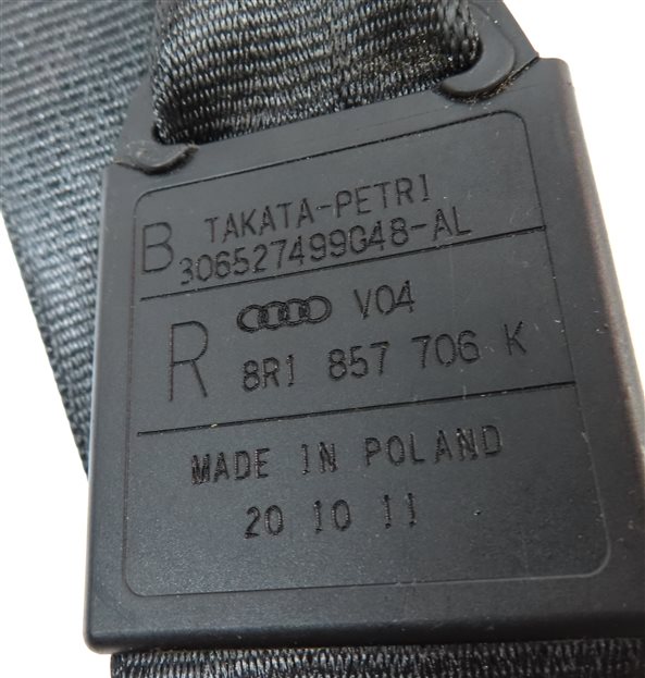 Thumbnail 5: 2009-2017 AUDI Q5 (8R) FRONT RIGHT PASSENGER SEAT SEATBELT RETRACTOR (Black)
