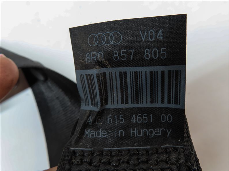 Thumbnail 5: 2012 AUDI Q5 (B8 8R) REAR RIGHT SEATBELT SEAT BELT RETRACTOR (Black)