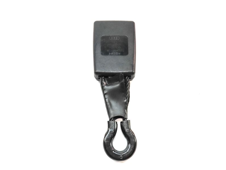 Thumbnail 4: 2012 AUDI Q5 B8 8R REAR LEFT RIGHT CENTER SEATBELT BUCKLE RECEIVER SET 3 (BLACK)