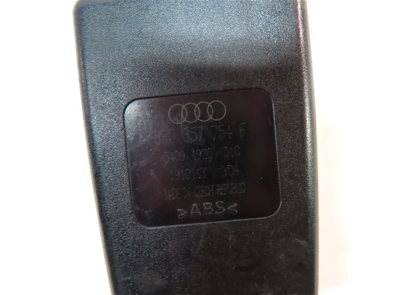Thumbnail 5: 2012 AUDI Q5 B8 8R REAR LEFT RIGHT CENTER SEATBELT BUCKLE RECEIVER SET 3 (BLACK)