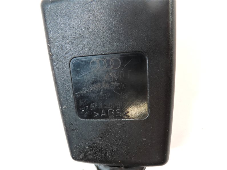 Thumbnail 7: 2012 AUDI Q5 B8 8R REAR LEFT RIGHT CENTER SEATBELT BUCKLE RECEIVER SET 3 (BLACK)