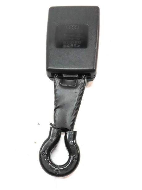 Thumbnail 8: 2012 AUDI Q5 B8 8R REAR LEFT RIGHT CENTER SEATBELT BUCKLE RECEIVER SET 3 (BLACK)