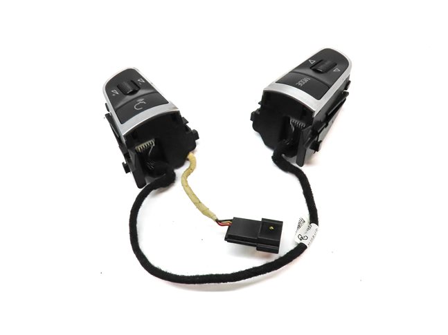 Thumbnail 4: 2012 AUDI Q5 (B8 8R) STEERING WHEEL LEFT & RIGHT SWITCH BUTTON SET 2 w/ HARNESS