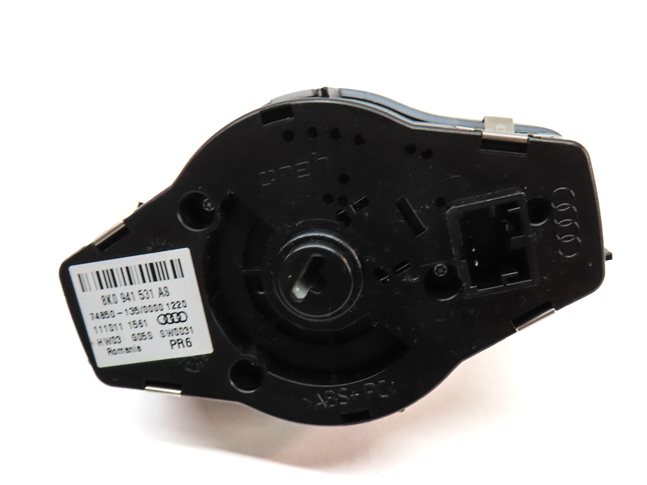 Thumbnail 5: 2012 AUDI Q5 (B8 8R) FRONT LEFT DASH HEADLIGHT HEAD LIGHT LAMP SWITCH KNOB BLACK