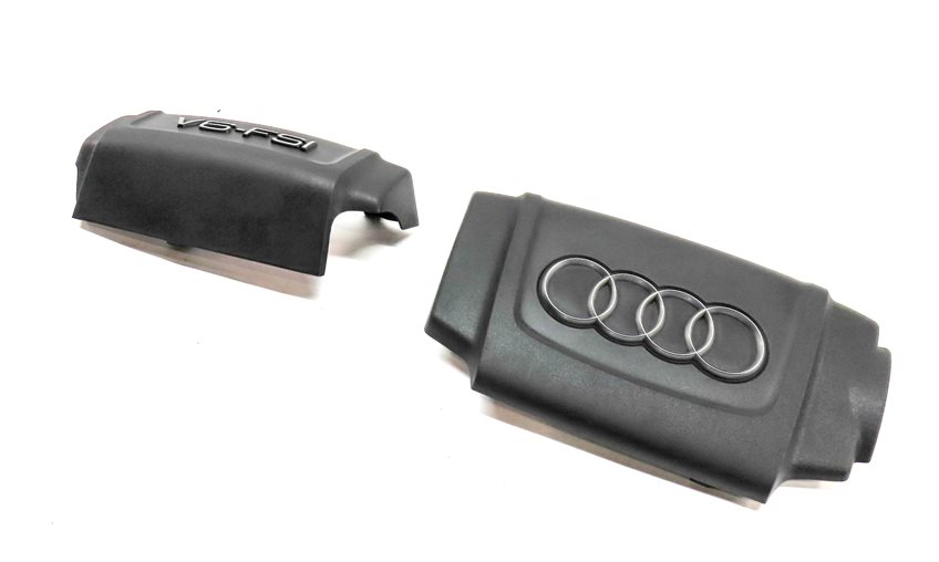 2009-2012 AUDI A4 A5 Q5 (B8 8K 8T 8R) 3.2L MOTOR V6 FSI ENGINE COVER TRIM SET 2