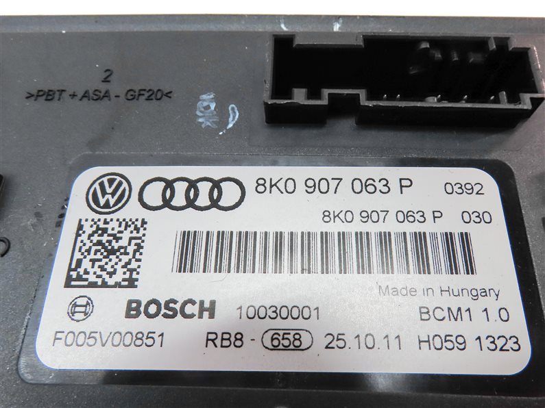 Thumbnail 13: 2011-2012 AUDI Q5 (B8 8R) 3.2L CALB ENGINE ECM BCM IMMOBILIZER MODULE KEY SET