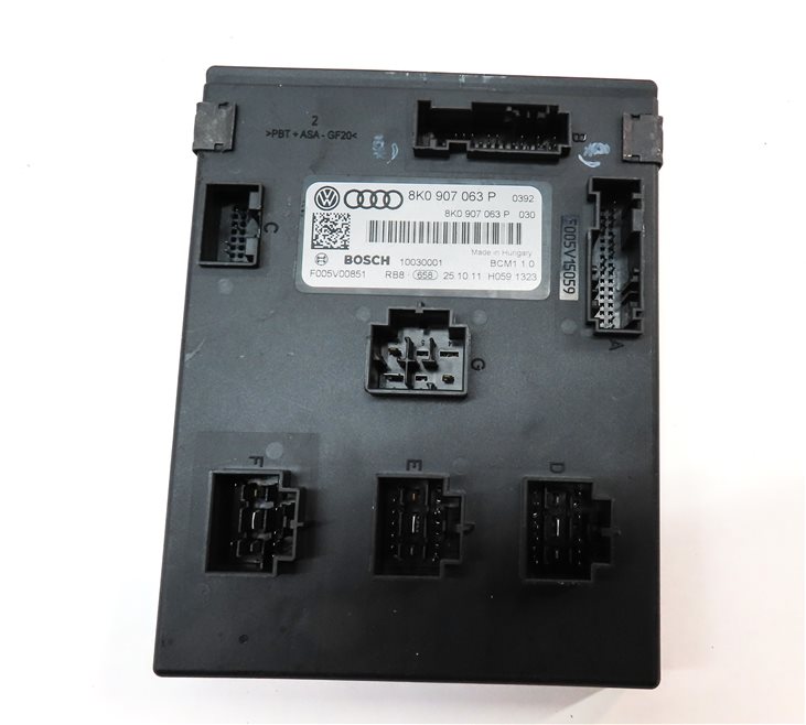 Thumbnail 3: 2011-2012 AUDI Q5 (B8 8R) 3.2L CALB ENGINE ECM BCM IMMOBILIZER MODULE KEY SET