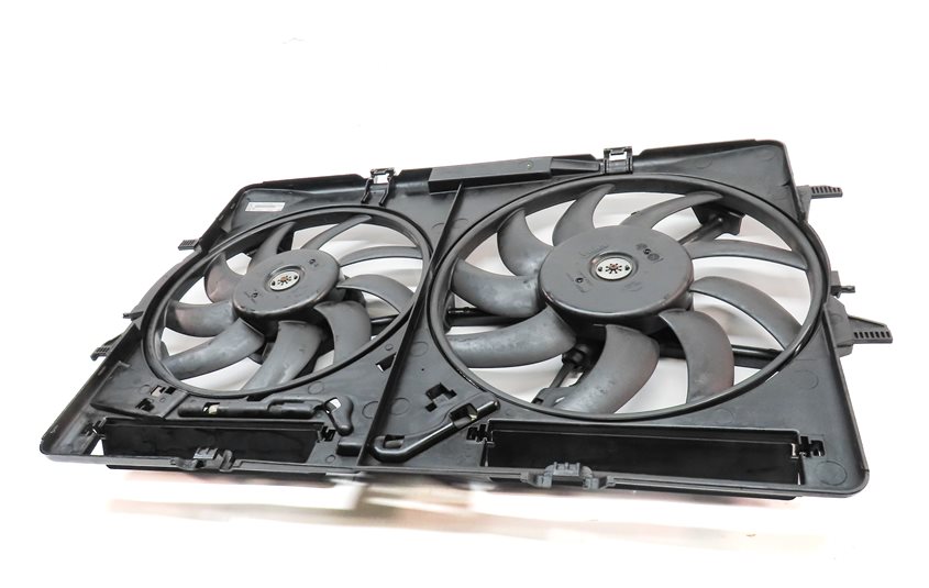Thumbnail 2: 09-17 AUDI A4 A5 Q5 S4 (B8 8T 8R) 2.0L 3.0L 3.2L RADIATOR COOLING FAN w/ SHROUD