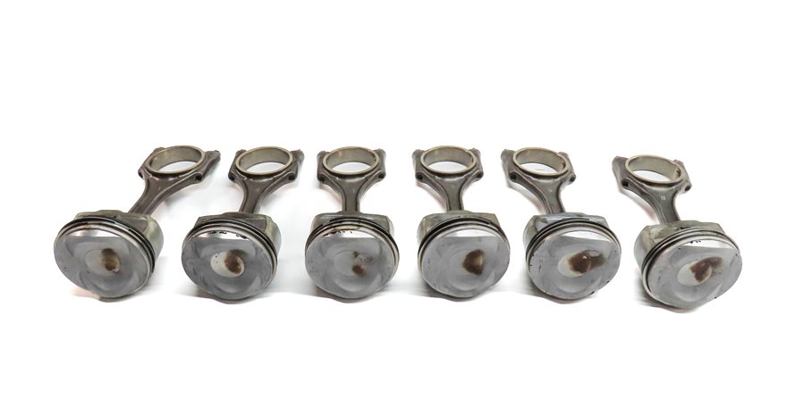Thumbnail 2: 2008-2012 AUDI A4 A5 A6 Q5 B8 8K 8R C7 3.2L FSI ENGINE PISTON w/ ROD SET/6