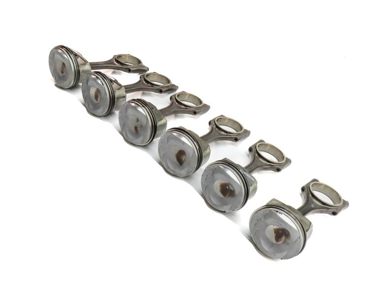 Thumbnail 3: 2008-2012 AUDI A4 A5 A6 Q5 B8 8K 8R C7 3.2L FSI ENGINE PISTON w/ ROD SET/6
