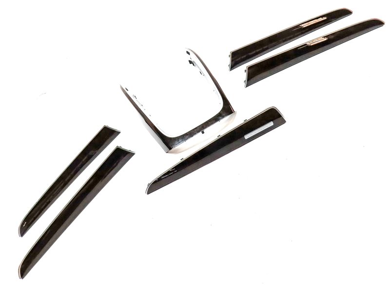 Thumbnail 15: 2012 AUDI Q5 (B8 8R) FRONT REAR LEFT RIGHT DOOR DASH CONSOLE TRIM SET (Walnut)