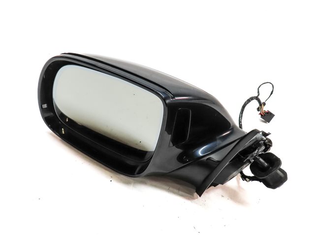 09-14 AUDI Q5 (B8 8R) LEFT PFOLD HEAT MEM AUTODIM BLIND SPOT DOOR MIRROR (Blue)