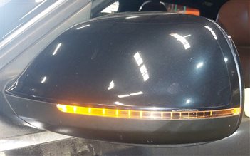 Thumbnail 2: 09-14 AUDI Q5 (B8 8R) LEFT PFOLD HEAT MEM AUTODIM BLIND SPOT DOOR MIRROR (Blue)
