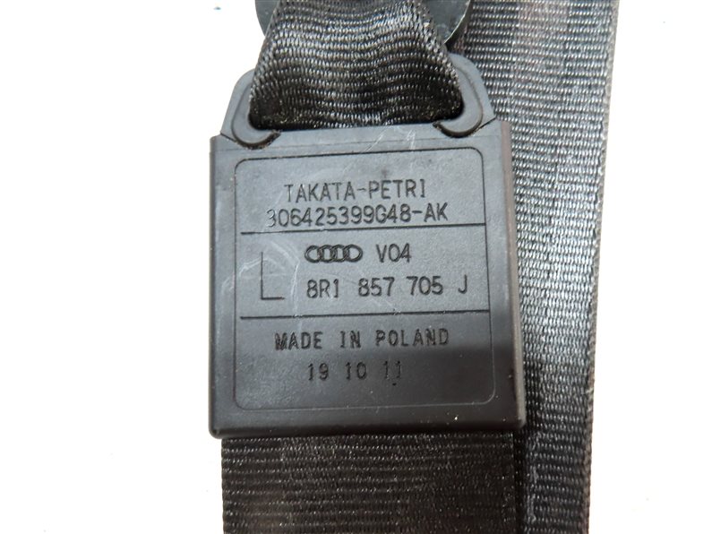 Thumbnail 6: 2009-2017 AUDI Q5 SQ5 (8R) LEFT FRONT DRIVER SEATBELT BUCKLE RECEIVER (OPT. 9P5)