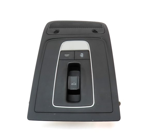 Thumbnail 4: 2017 AUDI A3 (8V) FRONT OVERHEAD DOME LIGHT LAMP w/ SUNROOF SWITCH (Black)