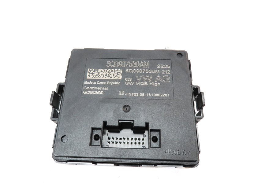 Thumbnail 8: 17-18 AUDI A3 8V SPEEDOMETER COLUMN LOCK BODY ENGINE CONTROL MODULE & KEY SET 8
