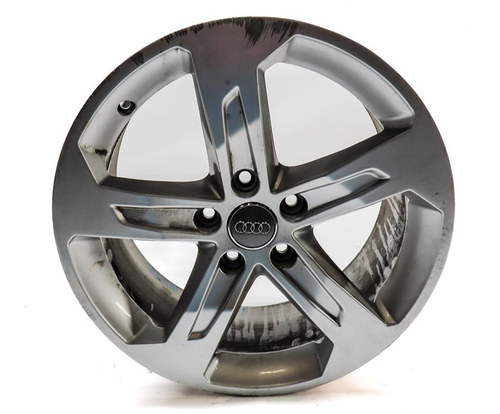 Thumbnail 2: 2017-2018 AUDI A3 (8V) 17X7.5 INCH ALUMINUM ALLOY 5 SPOKE (OPT CTO) WHEEL RIM