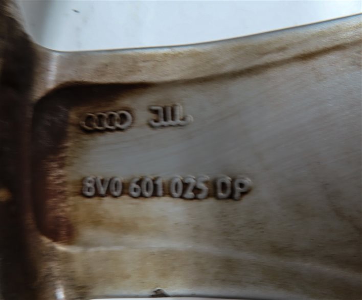 Thumbnail 4: 2017-2018 AUDI A3 (8V) 17X7.5 INCH ALUMINUM ALLOY 5 SPOKE (OPT CTO) WHEEL RIM